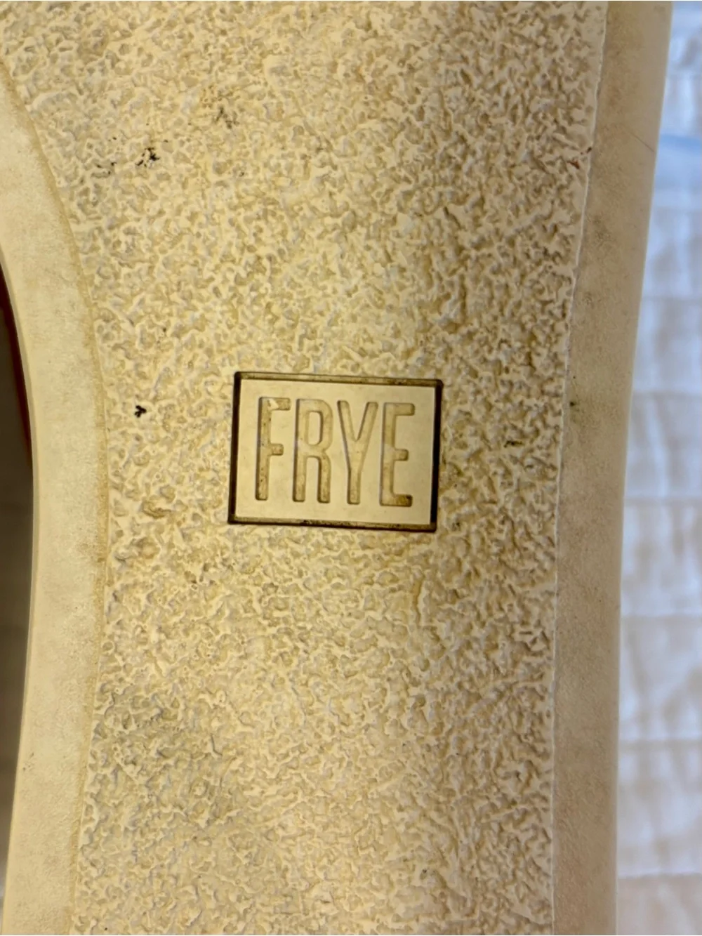 Frye Lena Slip-On Leather Loafers - Cognac Brown with Cream Sole